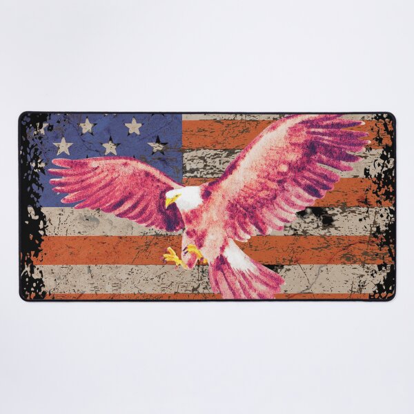 Item preview, American Flag Bald Eagle designed and sold by familygiftscent.