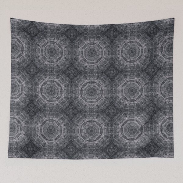 Item preview, Grunge Metal Textures Kaleidoscope Pattern 6 designed and sold by Swabcraft.