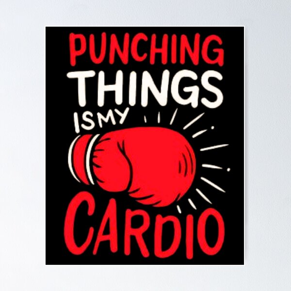 Item preview, Punching Things Is My Cardio-Funny designed and sold by artfartzzz.