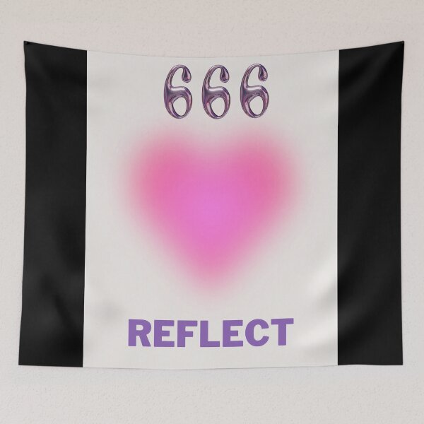 Item preview, 666 ANGEL NUMBER AURA HEART designed and sold by DiscoVibes.