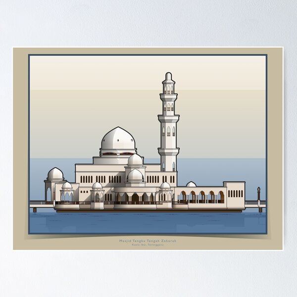 Item preview, The Art of Building: Masjid Tengku Tengah Zaharah designed and sold by anuaramir.