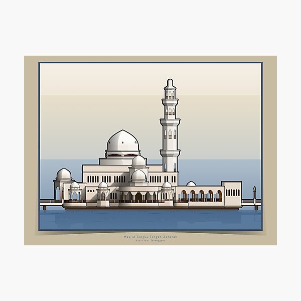 Item preview, The Art of Building: Masjid Tengku Tengah Zaharah designed and sold by anuaramir.