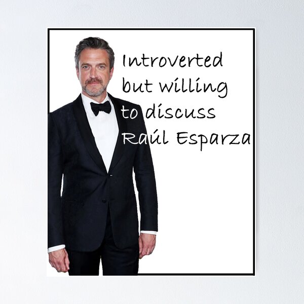 Item preview, Willing to Discuss Raul Esparza designed and sold by EsparzaAsylum.