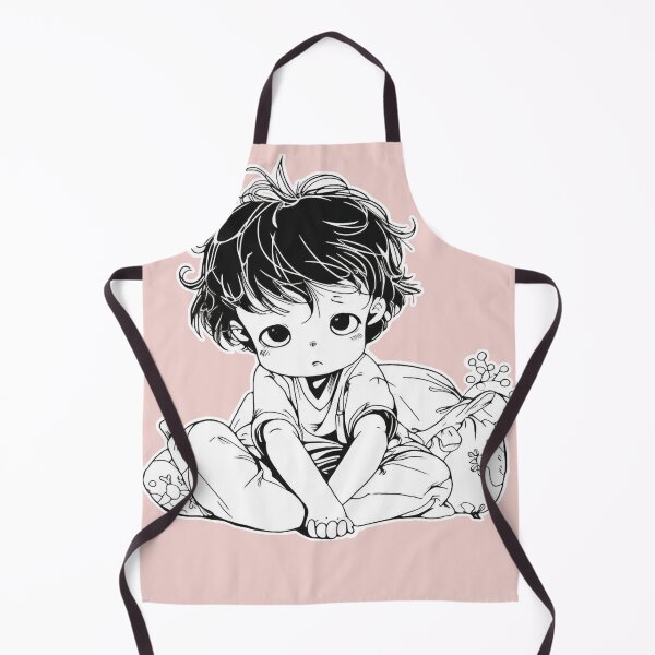 Item preview, Line drawing sketch:Weary Wake-up of Lazy Junior designed and sold by SML(Smiling Cool) PinkBubble.
