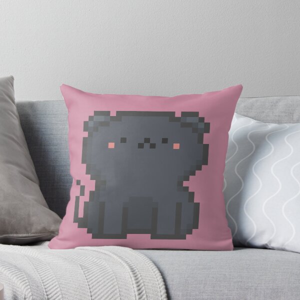 Item preview, Pixel Quiet Scottish Fold Dark Grey Cat 29 designed and sold by sosorimaru.