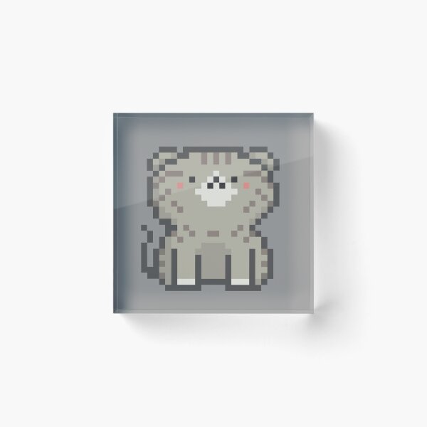 Item preview, Pixel Quiet Scottish Fold Olive Tabby Cat 30 designed and sold by sosorimaru.