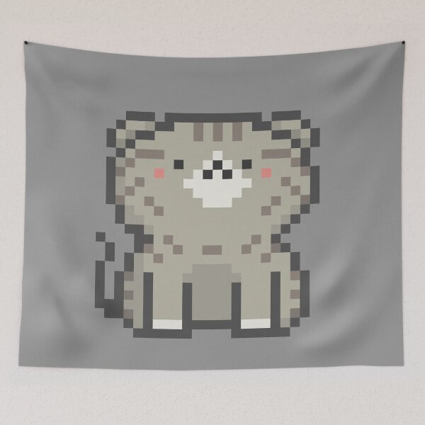 Item preview, Pixel Quiet Scottish Fold Olive Tabby Cat 30 designed and sold by sosorimaru.