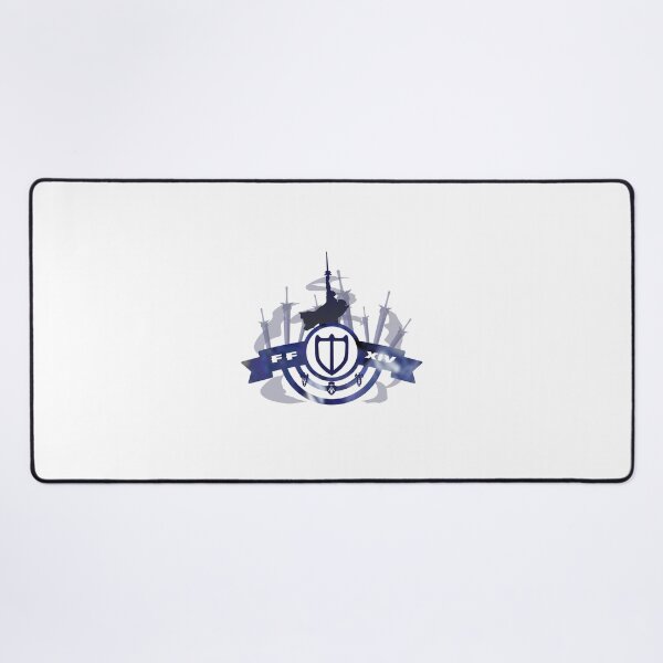 Item preview, FFXIV Paladin - Blade of Faith (azul y gris) designed and sold by Hyulia.