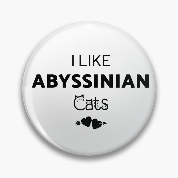 Item preview, I Like Abyssinian Cats designed and sold by inspireartistry ⭐⭐⭐⭐⭐.