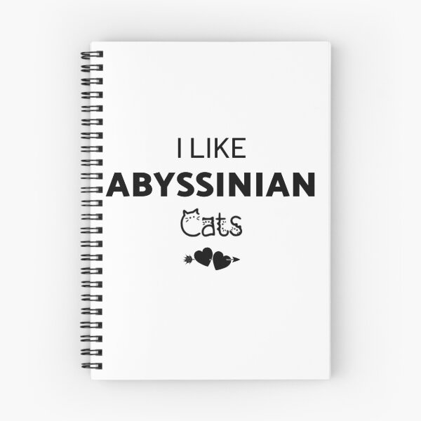 Item preview, I Like Abyssinian Cats designed and sold by inspireartistry ⭐⭐⭐⭐⭐.