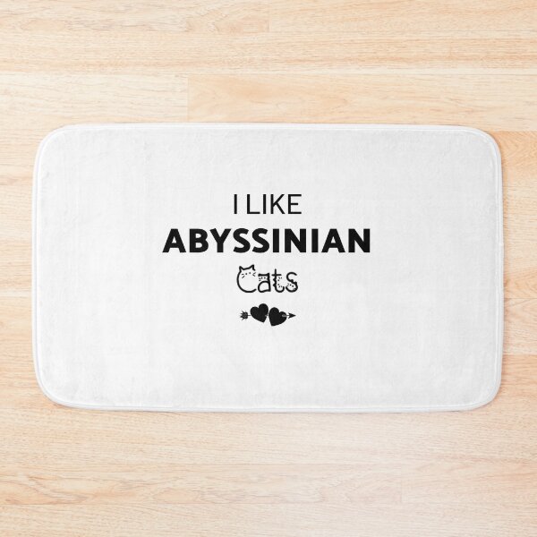 Item preview, I Like Abyssinian Cats designed and sold by inspireartistry ⭐⭐⭐⭐⭐.