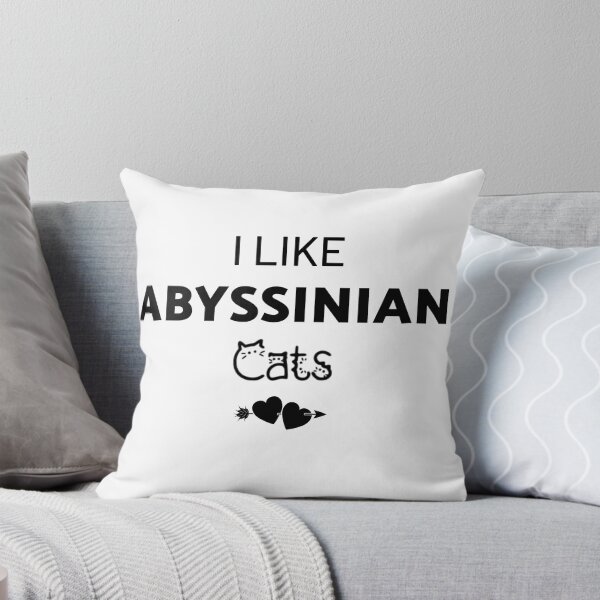 Item preview, I Like Abyssinian Cats designed and sold by inspireartistry ⭐⭐⭐⭐⭐.