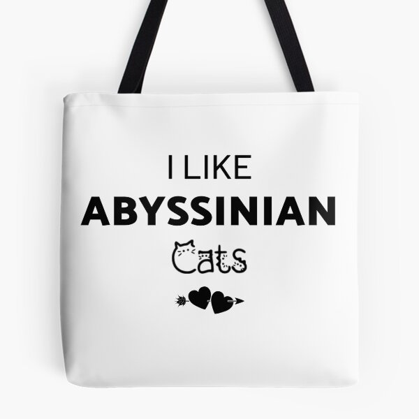 Item preview, I Like Abyssinian Cats designed and sold by inspireartistry ⭐⭐⭐⭐⭐.