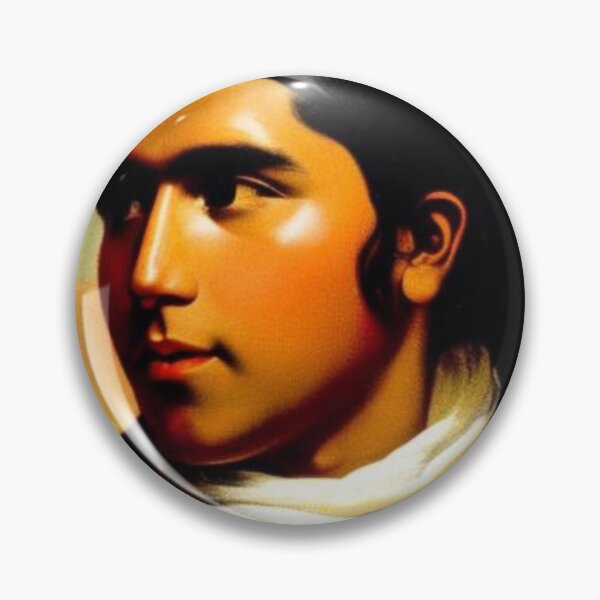 Item preview, Portrait Of A Poised Native American Man AI  designed and sold by seriyusink69.