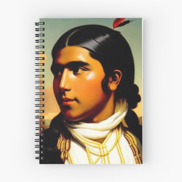 Item preview, Portrait Of A Poised Native American Man AI  designed and sold by seriyusink69.