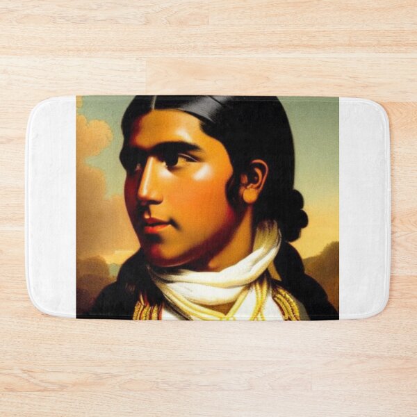 Item preview, Portrait Of A Poised Native American Man AI  designed and sold by seriyusink69.