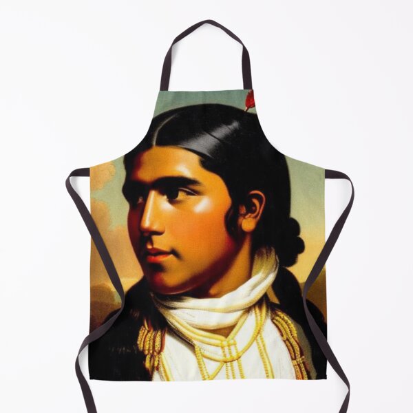 Item preview, Portrait Of A Poised Native American Man AI  designed and sold by seriyusink69.