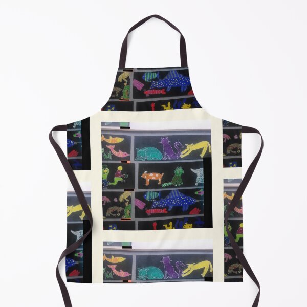 Item preview, Fifth Grade Art Work - Cats and Fish designed and sold by 743Designs.