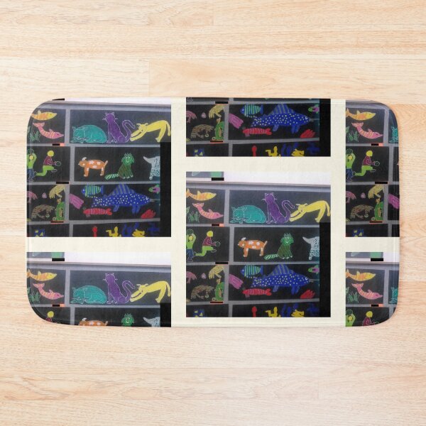 Item preview, Fifth Grade Art Work - Cats and Fish designed and sold by 743Designs.