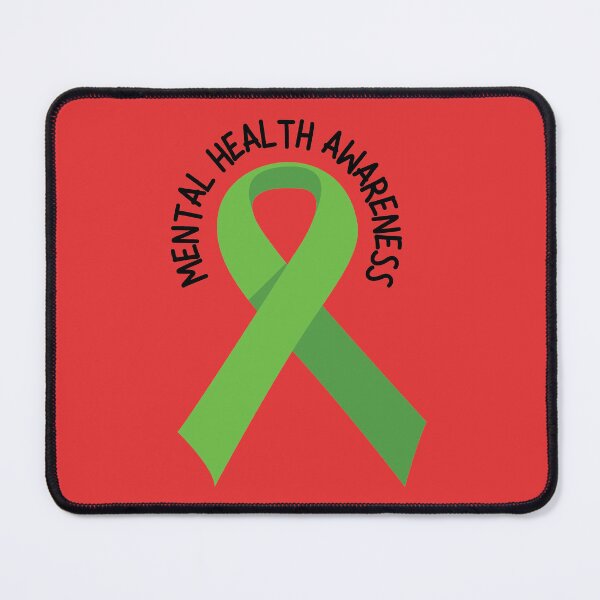 Item preview, Mental Health Awareness With Green Ribbon designed and sold by OwlCanvas.