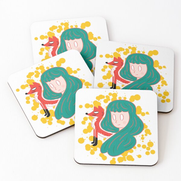 Item preview, girl & fox designed and sold by il-landa.