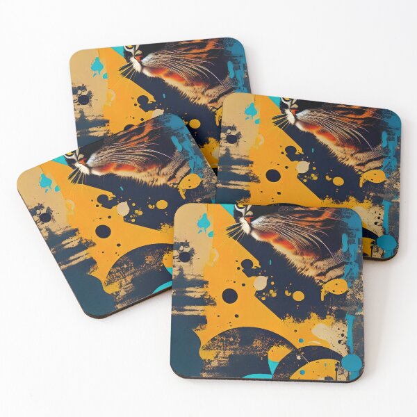 Item preview, Abstract kitten cuteness designed and sold by imagynationwork.