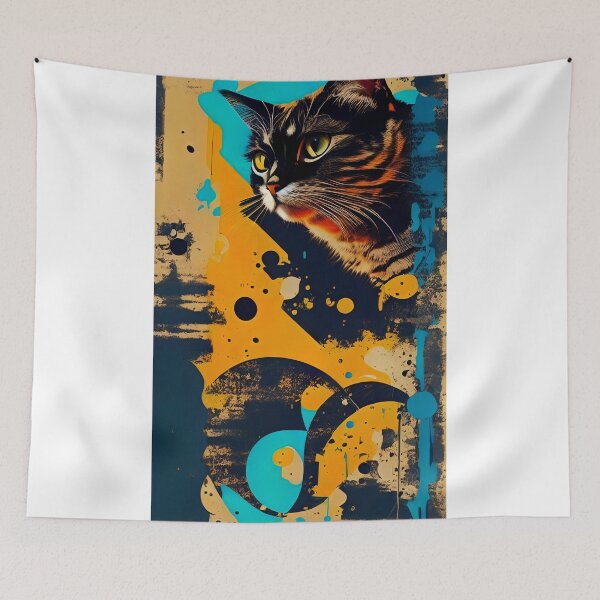 Item preview, Abstract kitten cuteness designed and sold by imagynationwork.