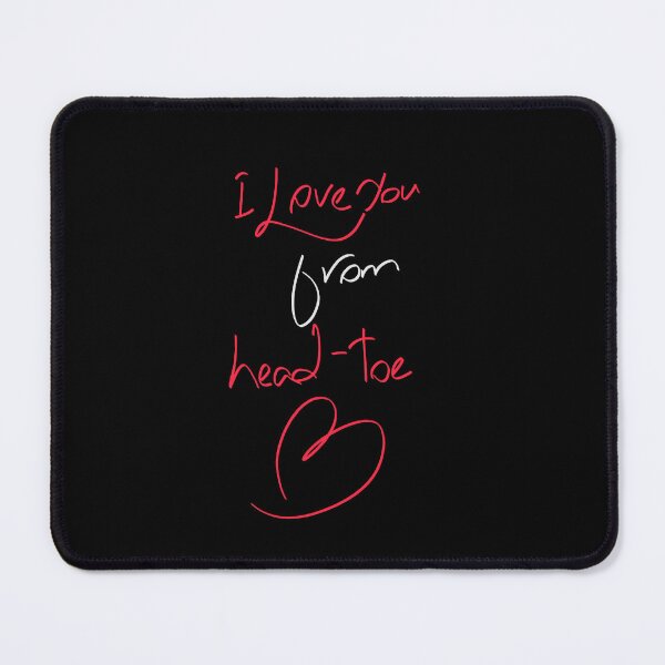 Item preview, I Love You from Head to Toe romantic text design-138 PNG designed and sold by Metaversigns2-O.