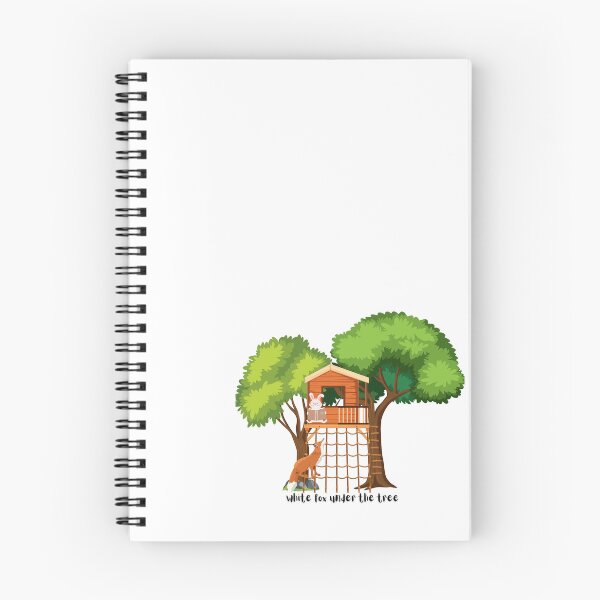 Item preview,  white  fox under the tree.  designed and sold by ODECX.