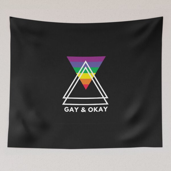 Item preview, Gay Ok Gay Lesbian Sexuality Female Male Gender Rainbow designed and sold by Sven83.