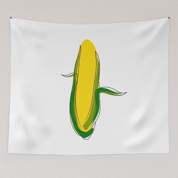 Item preview, Minimalist corn designed and sold by anycolorart.