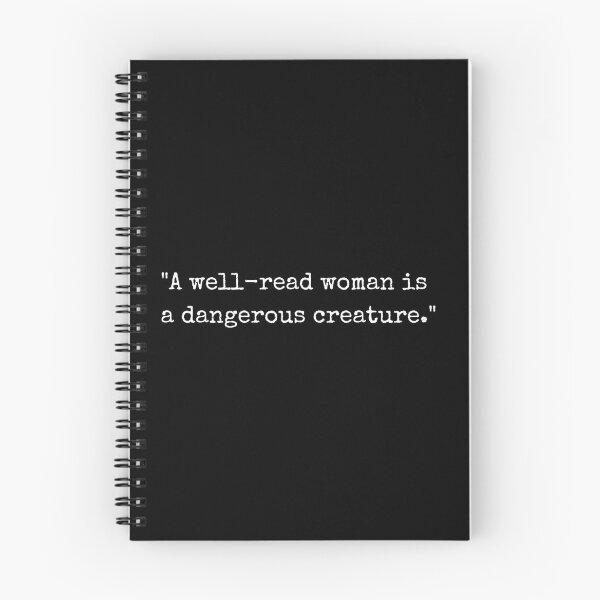 Item preview, A well-read woman is a dangerous creature designed and sold by venomouspixie.