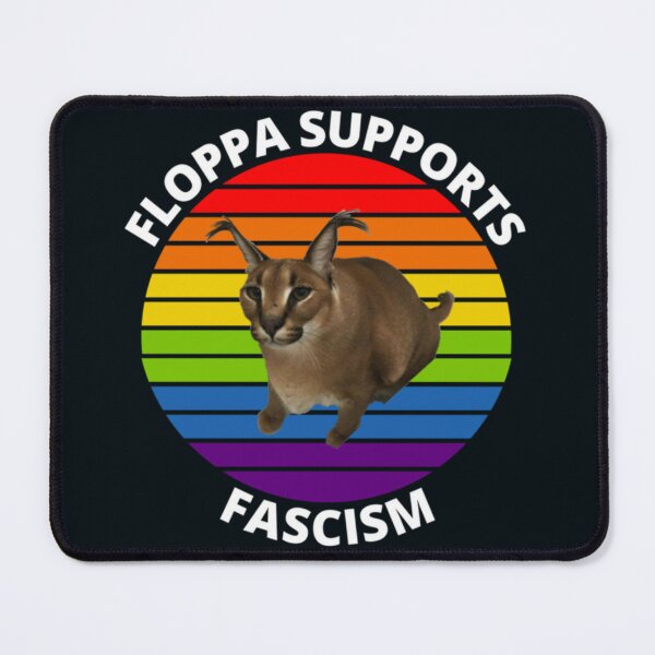 Caracal Cat Big Floppa Meme Mouse Pad Anti-Slip Rubber Mousepad