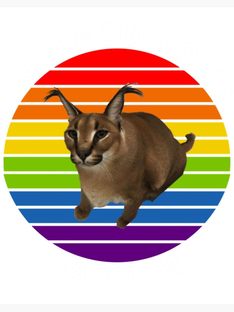 Big Floppa My Beloved Caracal Meme | Art Board Print