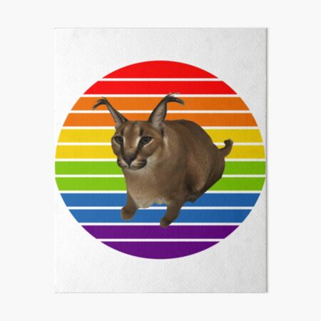 Big Floppa - Caracal meme cat / fat floppa / cursed floppa | Art Board Print