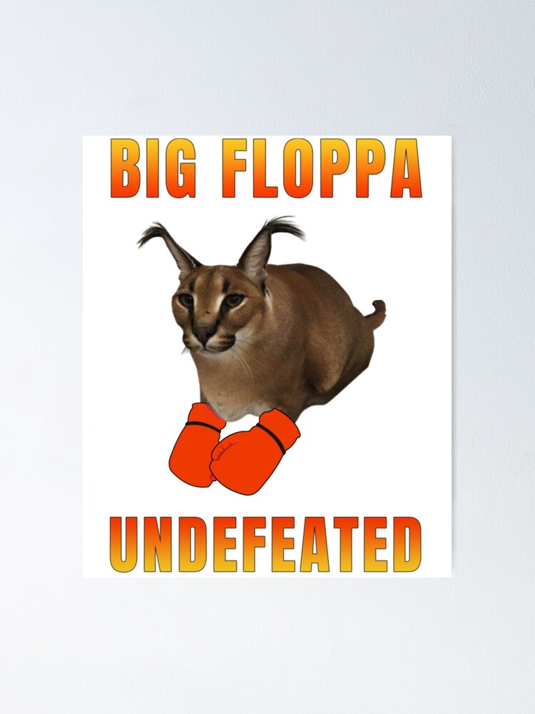 Big Floppa with glasses Art Print for Sale by dinnashop