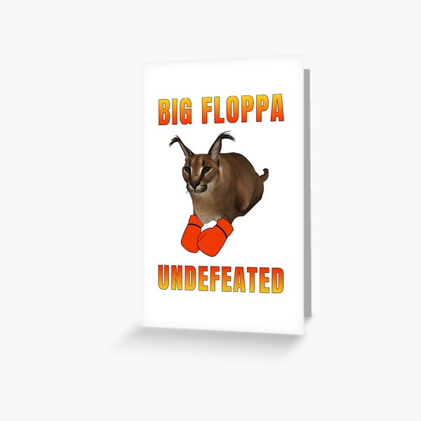 Big Floppa Cat Meme | Greeting Card