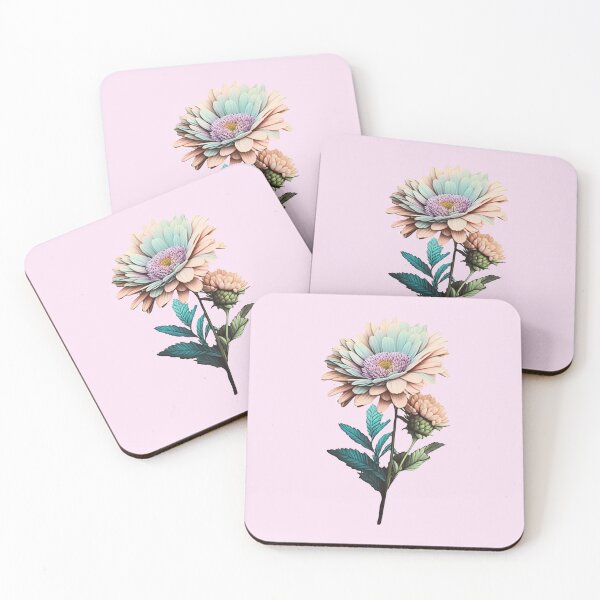 Item preview, Beautiful Pastel Flower designed and sold by Kawaii Kulture Design.