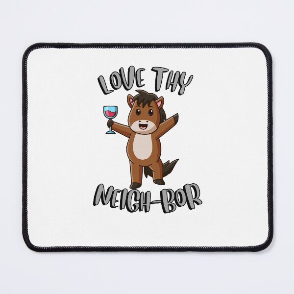 Item preview, Love thy neigh-bor - glass of wine designed and sold by Pet Station.
