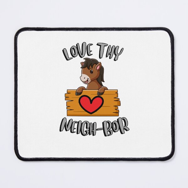 Item preview, Love thy neigh-bor - heart sign designed and sold by Pet Station.