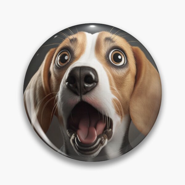 Item preview, Surprised looking Beagle designed and sold by MAF_Merch.