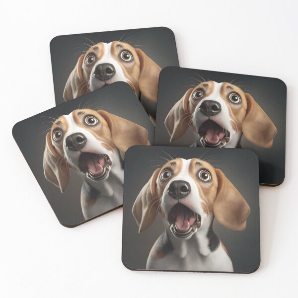 Item preview, Surprised looking Beagle designed and sold by MAF_Merch.