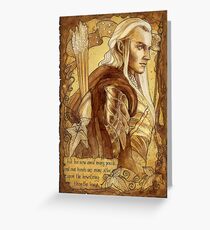 Haldir Greeting Card