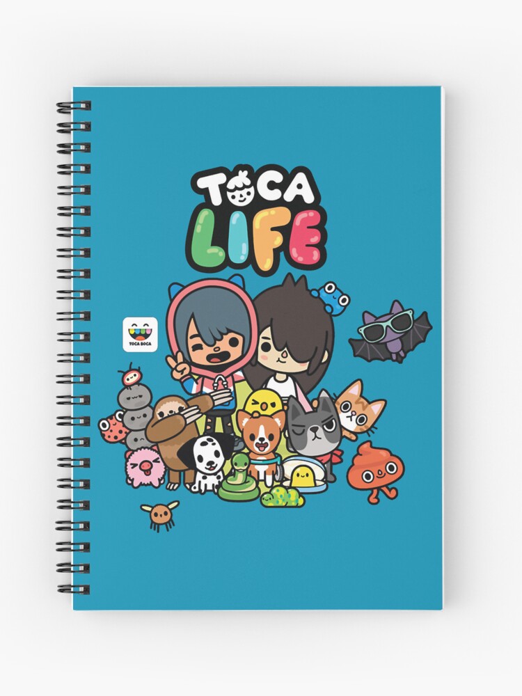 toca boca , toca life Spiral Notebook for Sale by ducany