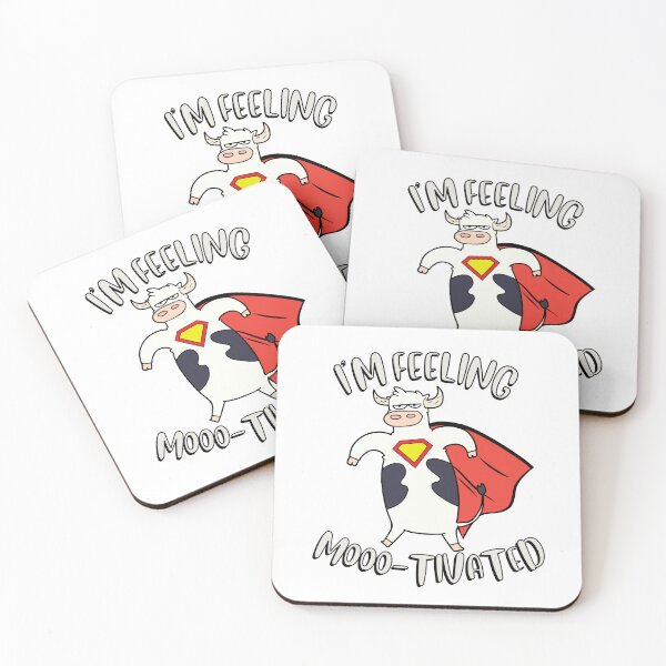 Item preview, Im feeling moo-tivated - superhero designed and sold by Pet Station.