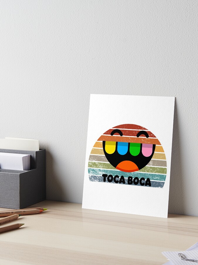 toca boca et gacha life Art Board Print for Sale by GeminiMoonA