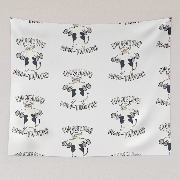 Item preview, Im feeling moo-tivated - weight lifting designed and sold by Pet Station.