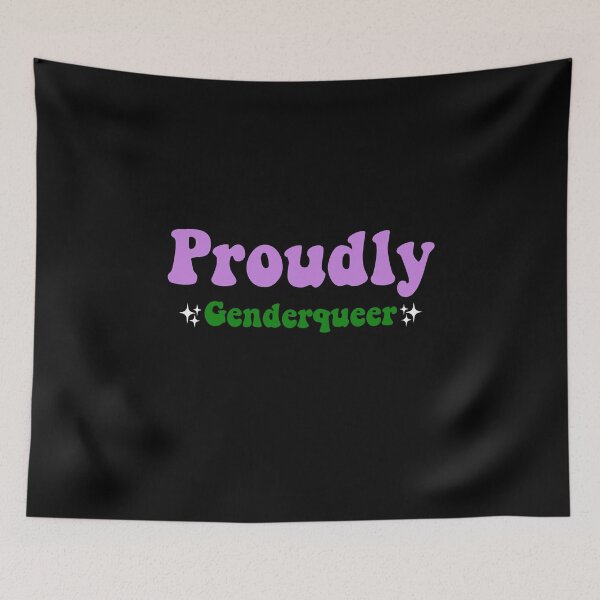 Item preview, Proudly Genderqueer designed and sold by everything4eva.
