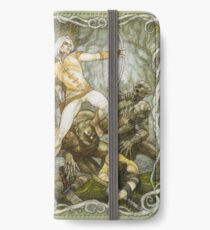 Elves & Orcs, the Battle Under the Trees iPhone Wallet/Case/Skin