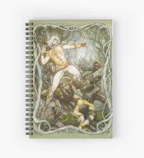 Elves & Orcs, the Battle Under the Trees Spiral Notebook